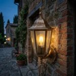 M2002-G Max.1x60W braon IP44 E27 baštenska lampa - fenjer Mitea Lighting