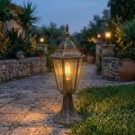 M2002-S Max.1x60W braon IP44 E27 baštenska lampa - fenjer Mitea Lighting