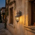 M2003-D Max.1x60W braon IP44 E27 baštenska lampa - fenjer Mitea Lighting