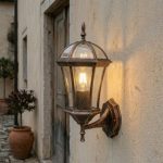 M2004-G Max.1x60W braon IP44 E27 baštenska lampa, fenjer Mitea Lighting
