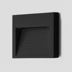 M953025-1 6W 4000K crna IP65 120x120x18mm kvadratna SMD LED zidna lampa-spoljna nadgradna 40lm Mitea Lighting