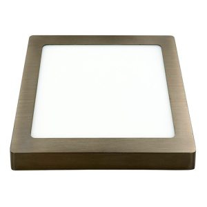 M18NK-SN-CCT 18W 3000~6500K saten nikl nadgradni kvadratni LED panel Mitea Lighting