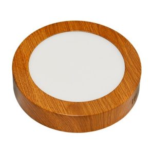 M12NO-WD-CCT 12W 3000~6500K boja drveta nadgradni okrugli LED panel Mitea Lighting