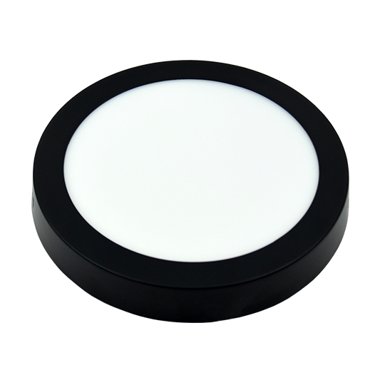 M18NO-BK-CCT 18W 3000~6500K crni nadgradni okrugli LED panel Mitea Lighting