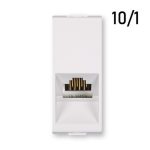 Aling 1M priključnica kompjuterska RJ45.Cat6 beli blok, 10/1 PP665.0 MODE
