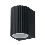 M955010 B CRNA baštenska lampa zidna 1xGU10 IP65 Mitea Lighting
