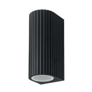 M955020 B CRNA baštenska lampa zidna 2xGU10 IP65 Mitea Lighting