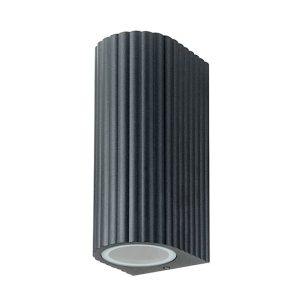 M955020 A ANTRACIT baštenska lampa zidna 2xGU10 IP65 Mitea Lighting