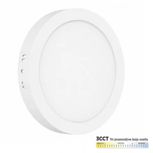 M30NO-CCT 30W 3000~6500K beli nadgradni okrugli LED panel Mitea Lighting