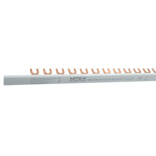 ME-PIN 1P U-63A izolovani fork bakarni češalj 230V/400V Mitea Electric