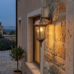 M2004-D Max.1x60W beli IP44 E27 baštenska lampa, fenjer Mitea Lighting