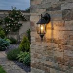 M2005-D Max.1x60W braon IP44 E27 baštenska lampa, fenjer Mitea Lighting