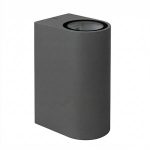 M952010 A Max.35W antracit siva IP44 2xGU10 baštenska lampa zidna Mitea Lighting