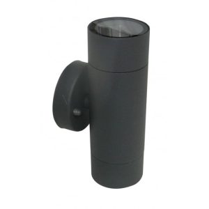 M950010 A Max.35W antracit siva IP54 2xGU10 baštenska lampa zidna Mitea Lighting