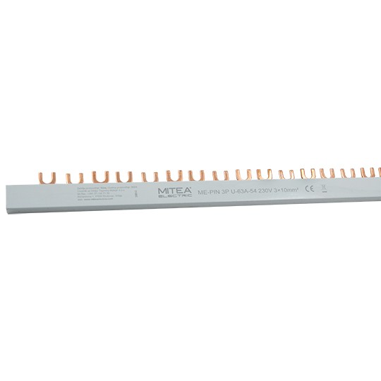 ME-PIN 3P U-63A-54 izolovani bakarni češalj 400V Mitea Electric