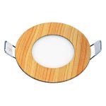 M3UO-WDL 3W 6500K boja drveta ugradni okrugli LED panel Mitea Lighting