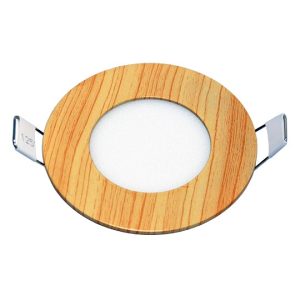M3UO-WDL 3W 6500K boja drveta ugradni okrugli LED panel Mitea Lighting