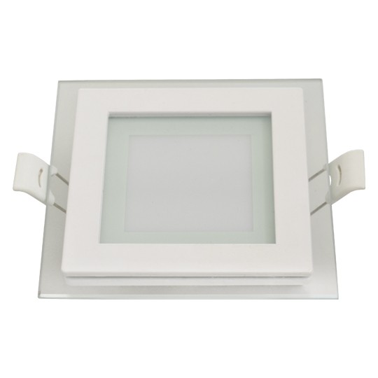 MPC6-K 6W 6500K beli stakleni ugradni kvadratni LED panel Mitea Lighting