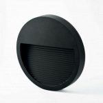 M953023 3W 4000K crna IP65 Ø95xH18mm LED zidna lampa-spoljna nadgradna 50lm Mitea Lighting