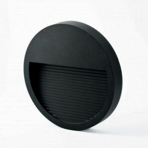 M953023 3W 4000K crna IP65 Ø95xH18mm LED zidna lampa-spoljna nadgradna 50lm Mitea Lighting
