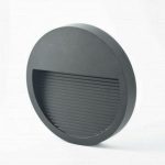 M953023 3W 4000K siva IP65 Ø95xH18mm LED zidna lampa-spoljna nadgradna 50lm Mitea Lighting