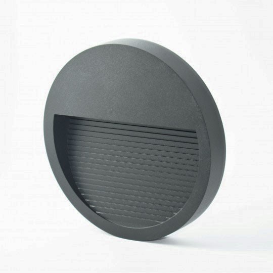 M953015 6W 4000K siva IP65 Ø125xH18mm LED zidna lampa-spoljna nadgradna 40lm Mitea Lighting