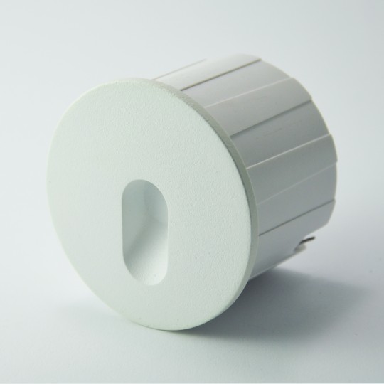 M953034 3W 4000K bela IP65 Ø60xH43mm LED zidna lampa-spoljna ugradna 15lm Mitea Lighting