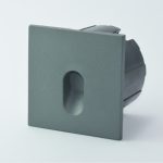 M953035 3W 4000K siva IP65 60x60x43mm LED zidna lampa-spoljna ugradna 15lm Mitea Lighting