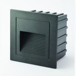 M953042 3W 4000K crna IP65 85x85x53mm LED zidna lampa-spoljna ugradna 30lm Mitea Lighting