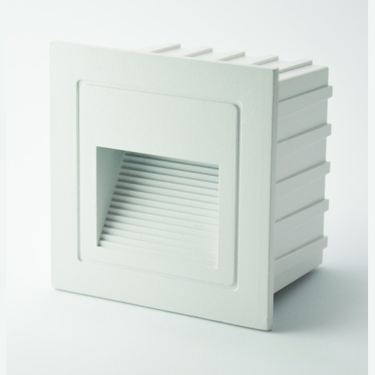 M953042 3W 4000K bela IP65 85x85x53mm LED zidna lampa-spoljna ugradna 30lm Mitea Lighting
