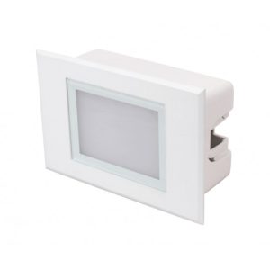 M953011 3W 4000K bela IP65 120x80x50mm LED zidna lampa-spoljna ugradna 110lm Mitea Lighting