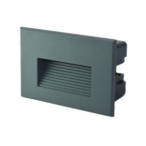 M953012 3W 4000K siva IP65 120x80x50mm LED zidna lampa-spoljna ugradna 32lm Mitea Lighting