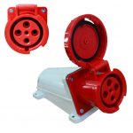 ME-UN4P-63A IP67 industrijska nazidna utičnica Mitea Electric