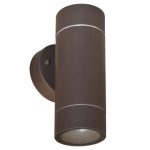 M950010 B Max.2x35W braon IP54 2xGU10 baštenska lampa zidna Mitea Lighting