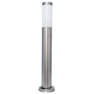 M913 Max. A59 saten hrom IP44 E27 baštenska lampa stubna Mitea Lighting