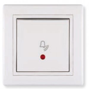 Aling taster zvono sa indikatorom beli 610I.00 Prestige