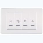 Aling horizontalni kupatilski indikator 66913.00 2x10 + 2x16 250V MODE