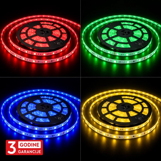 MLR-5050-30-ML 7W/1m 12V RGB IP20 set 50m kotur SMD LED traka 30 LED/1m 3Y Mitea Lighting