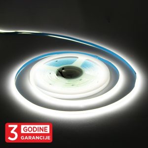 MLH-2110-ML-5 11W/1m 12V 6500K IP22 5m kotur COB 5mm LED traka 384 LED/1m 3Y Mitea Lighting