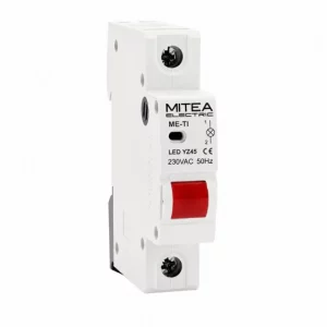 ME-TI LED YZ45 crvena signalna tinjalica kao automatski osigurač za DIN šinu Mitea Electric