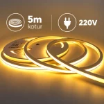 MLI-2835-230V-120-D5 ZLATNA ~1600K 10W/1m 220-230V IP65 10x10mm 5m kotur NEON FLEX LED traka 120 LED/1m Mitea Lighting