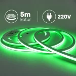 MLI-2835-230V-120-D5 ZELENA 10W/1m 220-230V IP65 10x10mm 5m kotur NEON FLEX LED traka 120 LED/1m Mitea Lighting