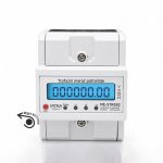 ME-STR592 100A trofazni merač potrošnje (strujomer) sa pozadinskim svetlom i reset dugmetom za DIN šinu 400imp/kWh 3x230/400V Mitea Electric
