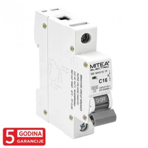 ME-MAO16 Automatski osigurač C16A 6kA 240/415V tipC 5Y Mitea Electric