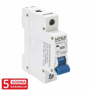 ME-MAO20 Automatski osigurač B20A 4.5kA 240/415V tipB 5Y Mitea Electric