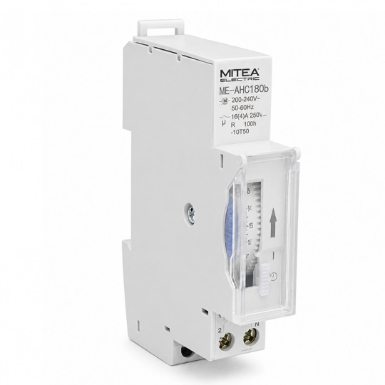 ME-AHC180b analogni šinski tajmer, programator vremena za DIN šinu PM-T59 Mitea Electric