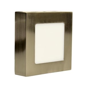 -R M6NK-SN 6W 6500K saten nikl nadgradni kvadratni LED panel Mitea Lighting