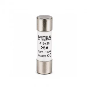 ME-CO10x38 25A gG cilindrični osigurač 500V Mitea Electric