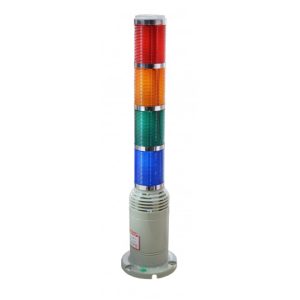 ME-LTA203-4 crvena-naranžasta-zelena-plava signalna lampa, totem 220V (bez tonskog signala) Mitea Electric