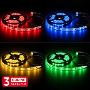 MLL-5050-30 7W/1m 5V RGB IP20 2m kotur SET SMD LED traka za TV 30 LED/1m 3Y Mitea Lighting